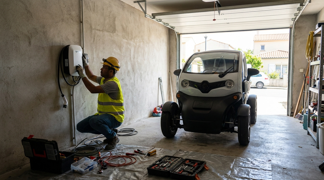 Instalacao de carregador de carro eletrico profissional em Vitória‑ES