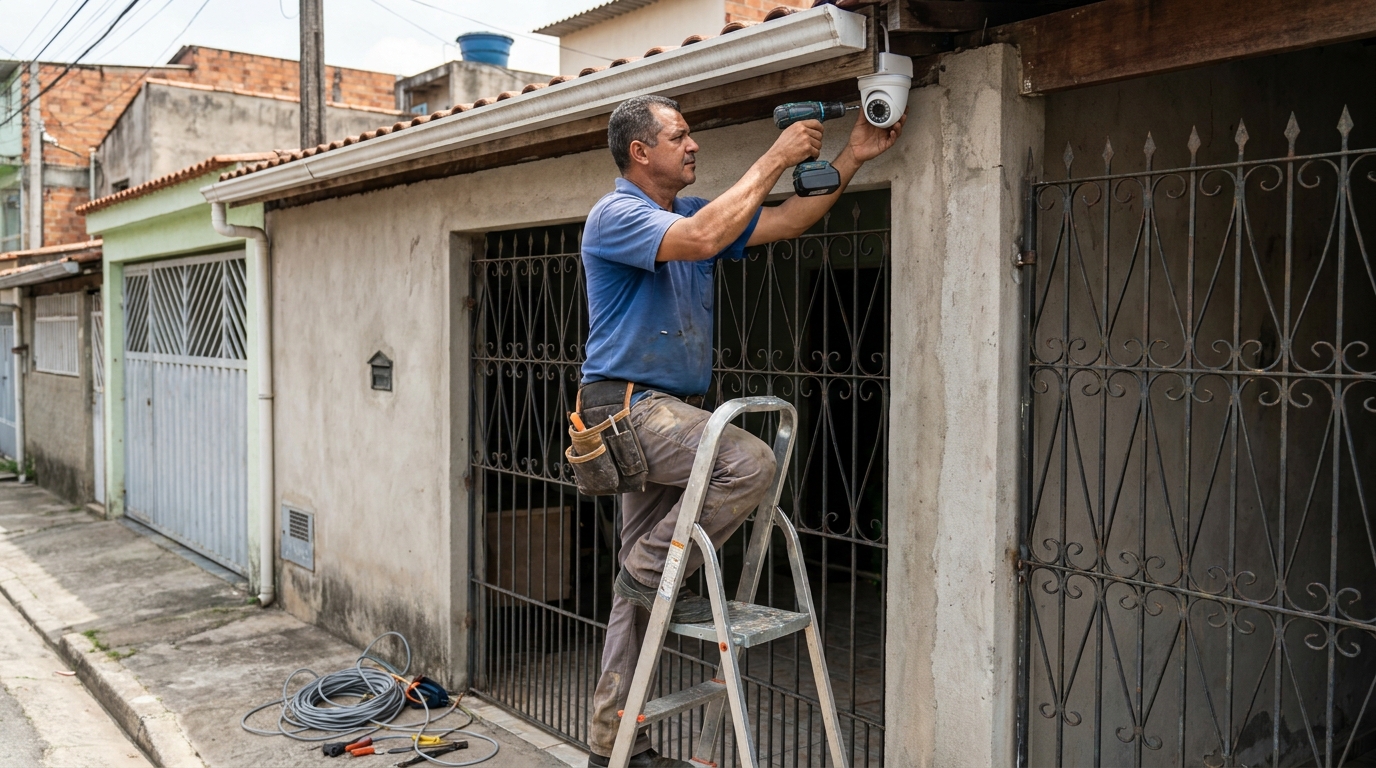 Instalacao de sistema de monitoramento em Vitória‑ES