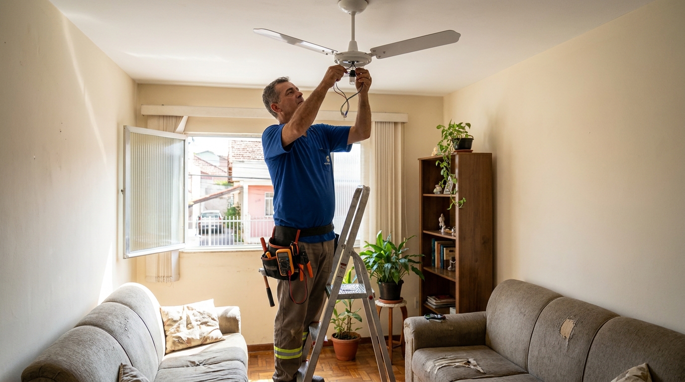 Instalação de Ventilador de Teto perto de mim em Vitória‑ES