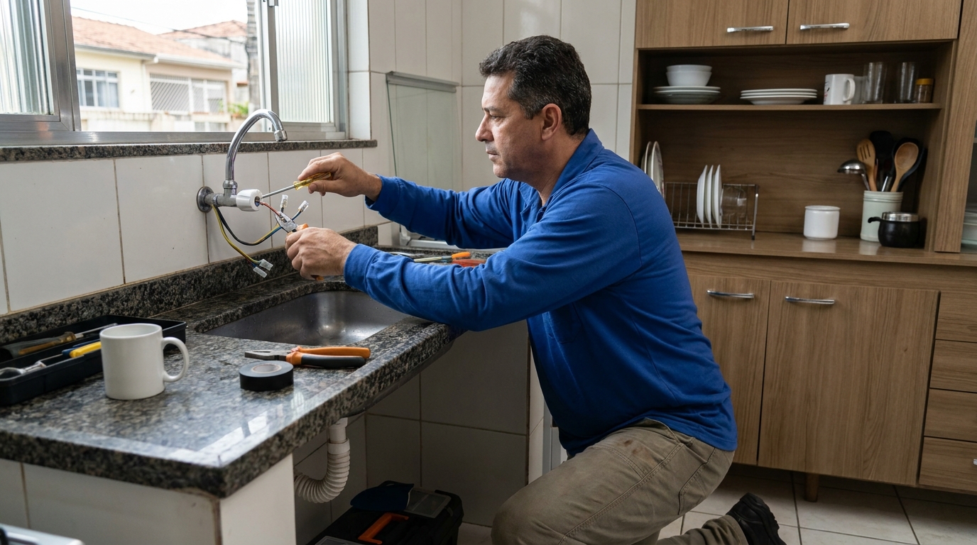 Troca de torneira eletrica em Vitória‑ES